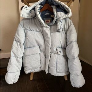 Levi's Denim Puffer Jacket NWT